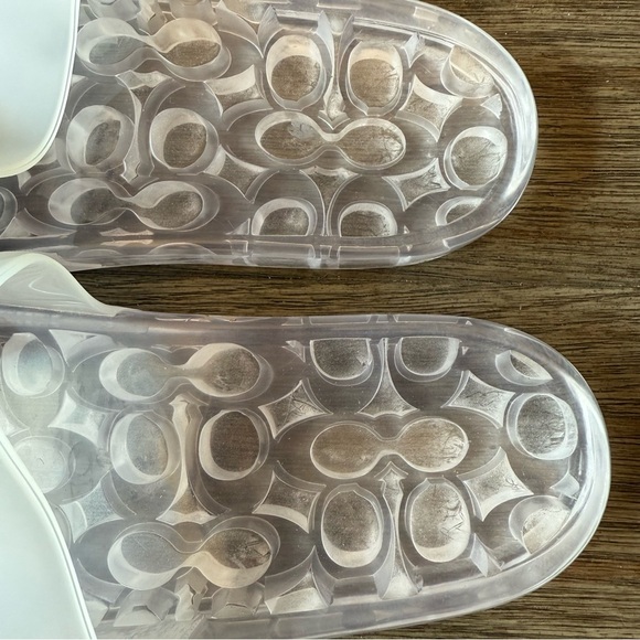 Coach clear jelly slides - Picture 4 of 6
